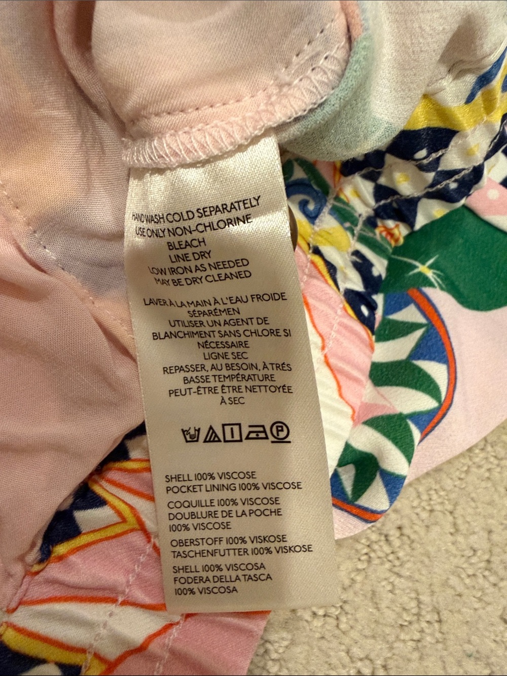 MAEVE Print Wide Leg Pant - Picture 8 of 8